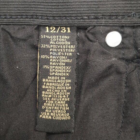 Rachel Rachel Roy Ladies Size 12/31 Dark Wash Slim Legs Blue Jeans - Picture 4 of 12